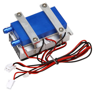 144W Thermoelectric Peltier Refrigeration Cooler 12V Semiconductor Air Conditioner Cooling System DIY Kit