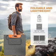 Load image into Gallery viewer, Solar Portable 110W Solar Folding Bags Foldable Solar Panels Camping Sustainable Energy Fotovoltaic Panel Solar