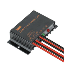 Load image into Gallery viewer, PowMr 10A 12V Solar Charge Controller 12V Waterproof IP68 Without Light and Timer Control Load 24 hours Working Outdoor