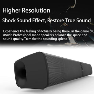 TV Speaker Wireless Bluetooth Speaker Separated Sound Bar Music Center Column For Computer Subwoofer For TV with Fm Radio TF AUX