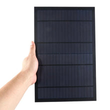 Load image into Gallery viewer, Solar Panel 6V 9V 18V Mini Solar System DIY For Battery Cell Phone Chargers Portable 2W 3W 4.5W 6W 10W 20W Solar Cell