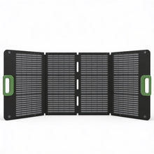 Load image into Gallery viewer, USB-C Outdoor Camping Solar Panel Kit 100W Folding ETFE 24% Efficiency Black Gear Bag Charger 3.5kg 17.1V