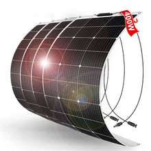 Load image into Gallery viewer, 4PCS 12V 100W Flexible Mono Solar Panel for Car Battery  Boat  Home 200w 400w  1000w Solar System Dokio