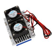 Load image into Gallery viewer, 144W Thermoelectric Peltier Refrigeration Cooler 12V Semiconductor Air Conditioner Cooling System DIY Kit