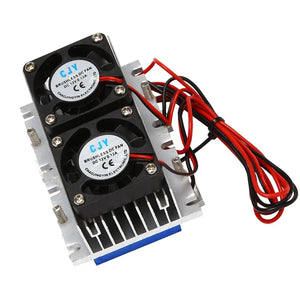 144W Thermoelectric Peltier Refrigeration Cooler 12V Semiconductor Air Conditioner Cooling System DIY Kit