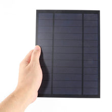 Load image into Gallery viewer, Solar Panel 6V 9V 18V Mini Solar System DIY For Battery Cell Phone Chargers Portable 2W 3W 4.5W 6W 10W 20W Solar Cell