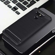 Load image into Gallery viewer, HereCase Phone Case For LG G6 Carbon Fiber Brushed Wire Drawing Silicone Cover For LG G 6 LGG6 5.7 inch Mobile Phone Shell