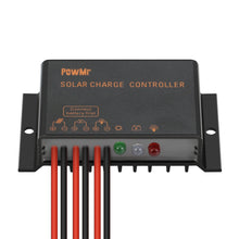 Load image into Gallery viewer, PowMr 10A 12V Solar Charge Controller 12V Waterproof IP68 Without Light and Timer Control Load 24 hours Working Outdoor