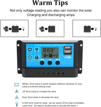 Load image into Gallery viewer, 200 Watt Flexible Solar Panel Kit Dual 5V 12V USB Outputs 100A Solar Charge Controller for Home RV Grid Applications for Camping