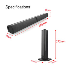 Load image into Gallery viewer, TV Speaker Wireless Bluetooth Speaker Separated Sound Bar Music Center Column For Computer Subwoofer For TV with Fm Radio TF AUX