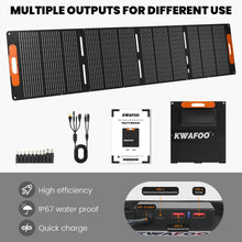 Load image into Gallery viewer, 200w Watt Portable Solar Panels 200W Wat Foldable Solar Panel are Used for Mobile Energy Storage and Power Supply Charging