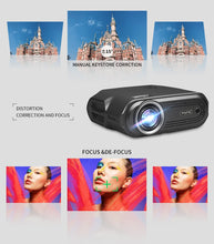 Load image into Gallery viewer, WZATCO New E81 5G Wifi Sync Display Mini LED Projector Android Portable Proyector Home Theater Smart Phone Beamer 1080P Optional