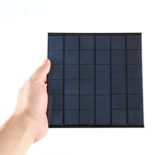 Load image into Gallery viewer, Solar Panel 6V 9V 18V Mini Solar System DIY For Battery Cell Phone Chargers Portable 2W 3W 4.5W 6W 10W 20W Solar Cell