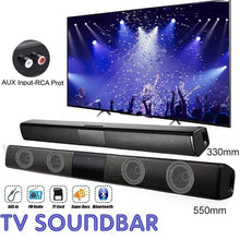 Load image into Gallery viewer, TV Speaker Bluetooth Speakers for Computer 2.1 Soundbar Subwoofer Bass Stereo Bluetooth Column with Fm AUX TF RCA Music Center