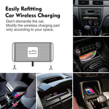 Load image into Gallery viewer, Car Wireless Charger Silicone Non Slip Pad for iPhone 15 14 13 Samsung S23 S22 Xiaomi Phone Chargers Car Fast Charging Station