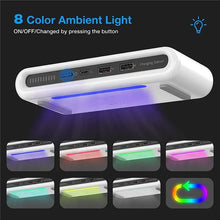 Load image into Gallery viewer, 4 In 1 Wireless Charger Pad Stand LED Light Type C PD USB Charger for iPhone Samsung Xiaomi Phone Chargers Fast Charging Station