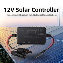Load image into Gallery viewer, 2026 New MPPT Solar Controller 12V 10A USB Type Port Solar Photovoltaic Controller For lead-acid And Lithium Batteries