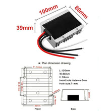 Load image into Gallery viewer, 24V 36V TO 48V 3A -30A STEP UP MODULE 24V  to 48V Boost Voltage Regulator DC-DC Converter FOR AUTOMOTIVES CE RoHS Certificated