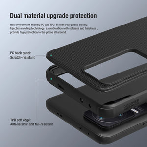 Nillkin Frosted Shield Pro Phone Case for Xiaomi Poco F4 5G / Redmi K40s, PC+TPU Hard Protection Back Cover