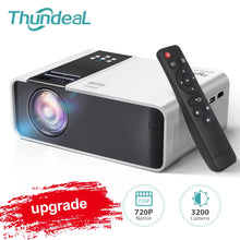 Load image into Gallery viewer, ThundeaL HD Mini Projector TD90 Native 1280 x 720P LED WiFi Projector Home Theater Cinema 3D Smart Phone Video Movie Proyector