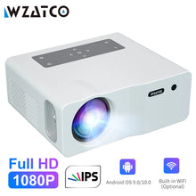 Load image into Gallery viewer, New Arrival W1 Portable Mini LED Smart Android 5G Wifi Home Theater Video Projector for Full HD 1080P Cinema Beamer Proyector