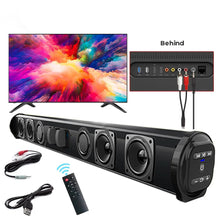 Load image into Gallery viewer, 40W TV Car Sound Bar Wired and Wireless Bluetooth-compatible Home Surround SoundBar for PC Theater TV Computer Speaker