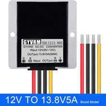 Load image into Gallery viewer, GYVRM 12V to 13.8V 14V DC DC Step Up 1A 2A 3A 4A 5A Non Isolated Boost Power Converter 12 Volts to 13.8 Volts Voltage Regulator