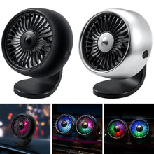 Load image into Gallery viewer, Car Mini Vent Colorful Speed USB Fan  for SUV