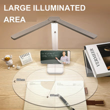 Load image into Gallery viewer, LED Desk Lamp USB Rechargeable Table Lamp 3 Levels Dimmable Touch Desk Lighting Eye Protection Foldable For Bedroom Desk Light