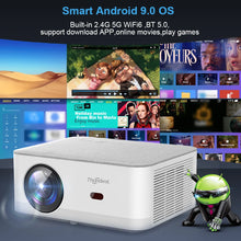 Load image into Gallery viewer, ThundeaL Portable Mini Projector TD92 Pro FHD 1080P Full HD Beam 4K Video WiFi Android Projector TD92Pro 3D Movie Home Theater