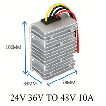 Load image into Gallery viewer, 24V 36V TO 48V 3A -30A STEP UP MODULE 24V  to 48V Boost Voltage Regulator DC-DC Converter FOR AUTOMOTIVES CE RoHS Certificated