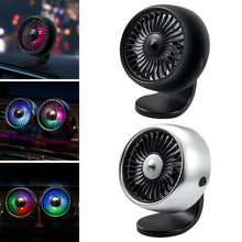 Load image into Gallery viewer, Car Mini Vent Colorful Speed USB Fan  for SUV