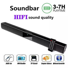 Load image into Gallery viewer, Soundbar HIFI Wireless Bluetooth Speaker Home Theater TV Computer Echo Wall Stereo Surround FM Radio Remote Control Subwoofer