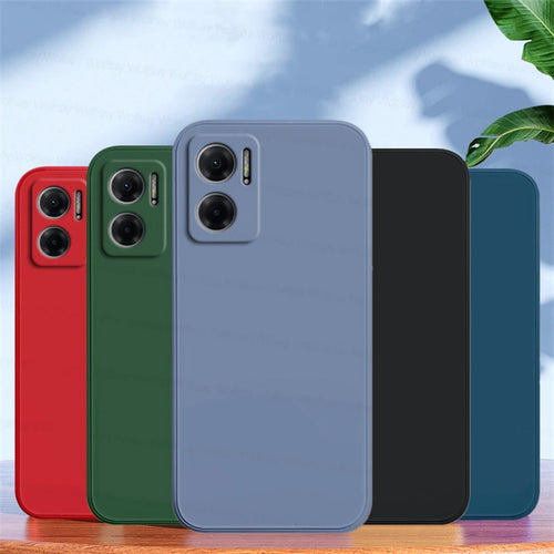 For Xiaomi Redmi 10 5G Case Xiaomi Redmi 12C 10C 9 10 5G Cover Shockproof Liquid Silicone TPU Phone Back Case Xiaomi Redmi 10 5G