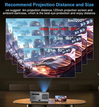 Load image into Gallery viewer, PROGAGA Full HD 1080P Projetor 4k PG600W Android WiFi Auto Focus PG600 Portable Projector PK DLP Home Theater Outdoor Movie Beam