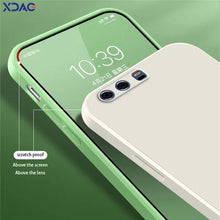 Load image into Gallery viewer, Square Liquid Silicone Back Cover for Huawei P10 Plus Soft Camera Protective Mobile Phone Case HuaweiP10 P10Plus Fundas Housing