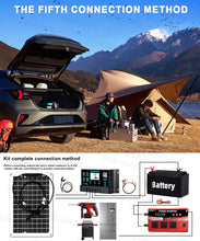 Load image into Gallery viewer, 15000W Peak Solar System Kit 600W Panel DC 12V/24V To AC 110V/220V Inverter 100A Controller Complete Off Grid For Camping/Home