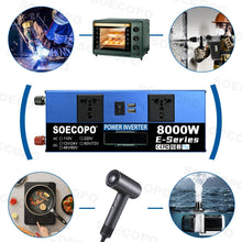 Load image into Gallery viewer, Easy Install Intelligent 8000W Peak Full Solar System Kit 2x500W Panel 100A Controller Inverter Generator for Home travel party