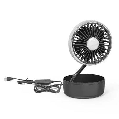 USB Fan 360 Degree Rotation Portable And Rechargeable Fan Portable Table Cooling Fan Silent And Personal For Home Office Car