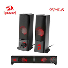 Load image into Gallery viewer, REDRAGON Orpheus GS550 Aux 3.5mm Stereo Surround Music Smart Speakers Column Sound Bar Computer PC Home Notebook TV Loudspeakers