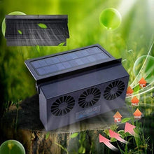 Load image into Gallery viewer, 6th Generation Car Ventilation USB Exhaust Fan Cooler Powered Air Auto Power Ventilator Solar Supply Vent Dual-mode