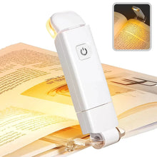 Load image into Gallery viewer, New USB Rechargeable Book Reading Light Brightness Adjustable LED Clip on Book Light Eye Care Book Lamp for Kids Read Light