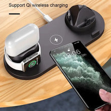 Load image into Gallery viewer, 30W 7 in 1 Wireless Charger Stand Pad For iPhone 14 13 12 Pro Max Apple Watch Airpods Phone Chargers Fast Charging Dock Station