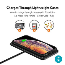 Load image into Gallery viewer, Car Wireless Charger Silicone Non Slip Pad for iPhone 15 14 13 Samsung S23 S22 Xiaomi Phone Chargers Car Fast Charging Station