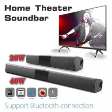 Load image into Gallery viewer, 40W TV Soundbar Wired and Wireless Bluetooth Speaker Home Cinema Sound System Stereo Surround with FM Radio Music Center Boombox