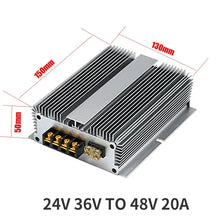 Load image into Gallery viewer, 24V 36V TO 48V 3A -30A STEP UP MODULE 24V  to 48V Boost Voltage Regulator DC-DC Converter FOR AUTOMOTIVES CE RoHS Certificated