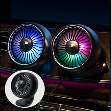 Load image into Gallery viewer, Car Mini Vent Colorful Speed USB Fan  for SUV