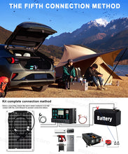 Load image into Gallery viewer, 20000W Peak Solar System Kit 600W Panel DC 12V/24V To AC 110V/220V Inverter 100A Controller Complete Off Grid for Home Camping