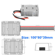 Load image into Gallery viewer, 24V 36V TO 48V 3A -30A STEP UP MODULE 24V  to 48V Boost Voltage Regulator DC-DC Converter FOR AUTOMOTIVES CE RoHS Certificated