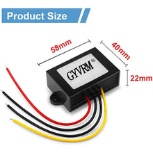 Load image into Gallery viewer, GYVRM 12V to 13.8V 14V DC DC Step Up 1A 2A 3A 4A 5A Non Isolated Boost Power Converter 12 Volts to 13.8 Volts Voltage Regulator